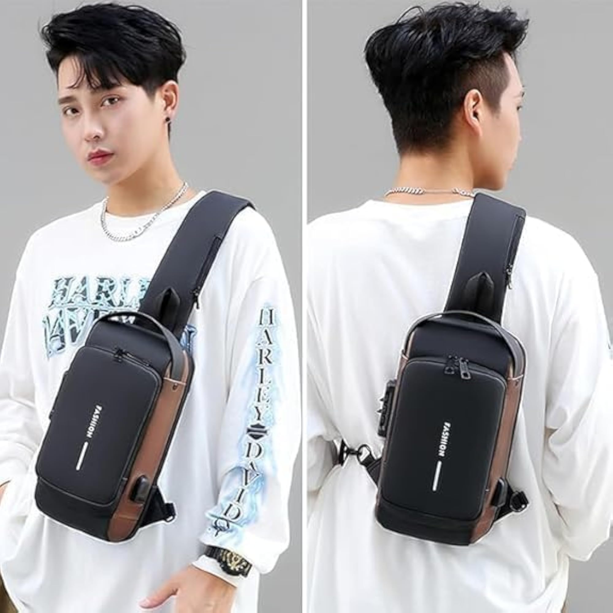 Casual Crossbody Sling Bag for Men & Women